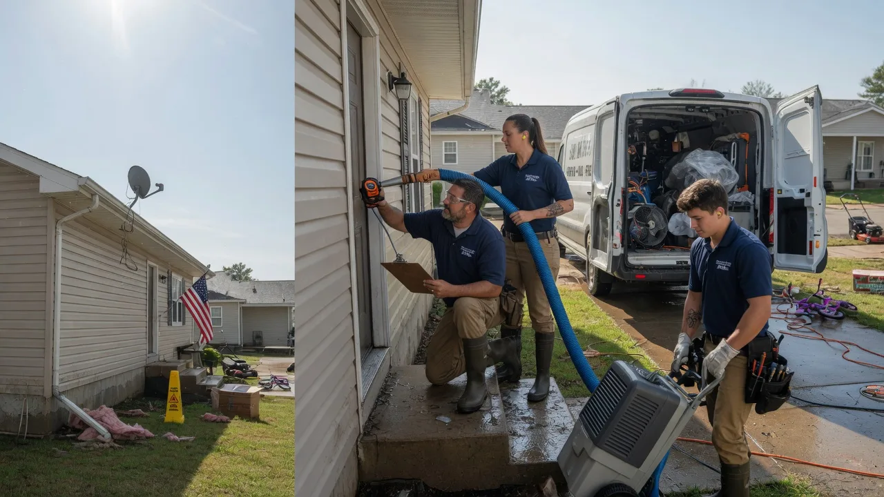 Ceiling Water Damage Restoration in Jasper, AR near me
